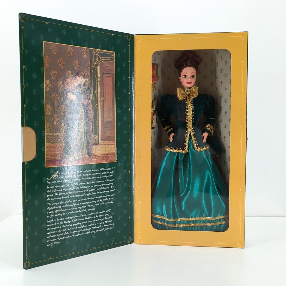 Mattel Barbie Yuletide Romance Hallmark Special Edition 1996 VTG #15621 Brunette